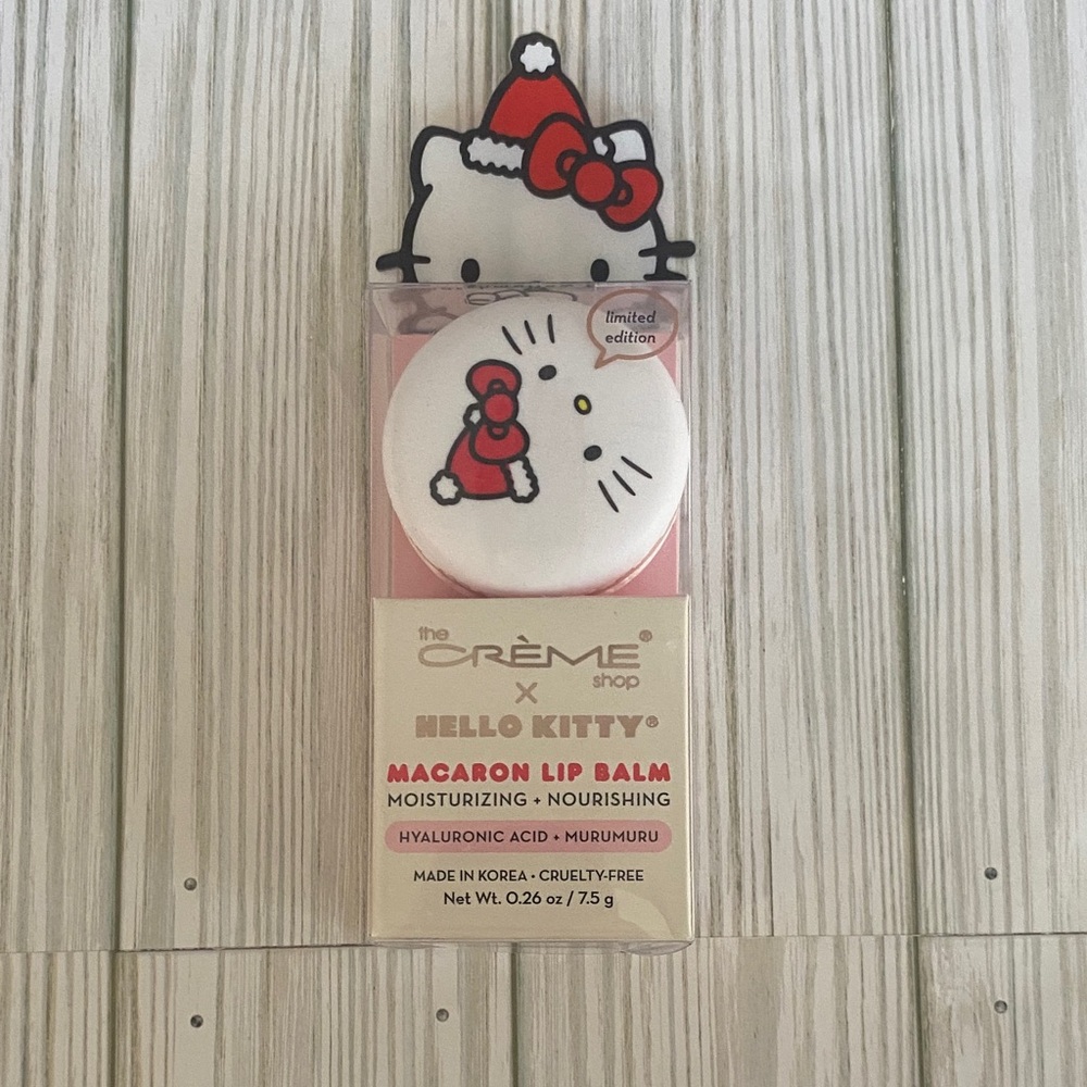 The Creme Shop Hello Kitty Macaron Lip Balm Limited Edition